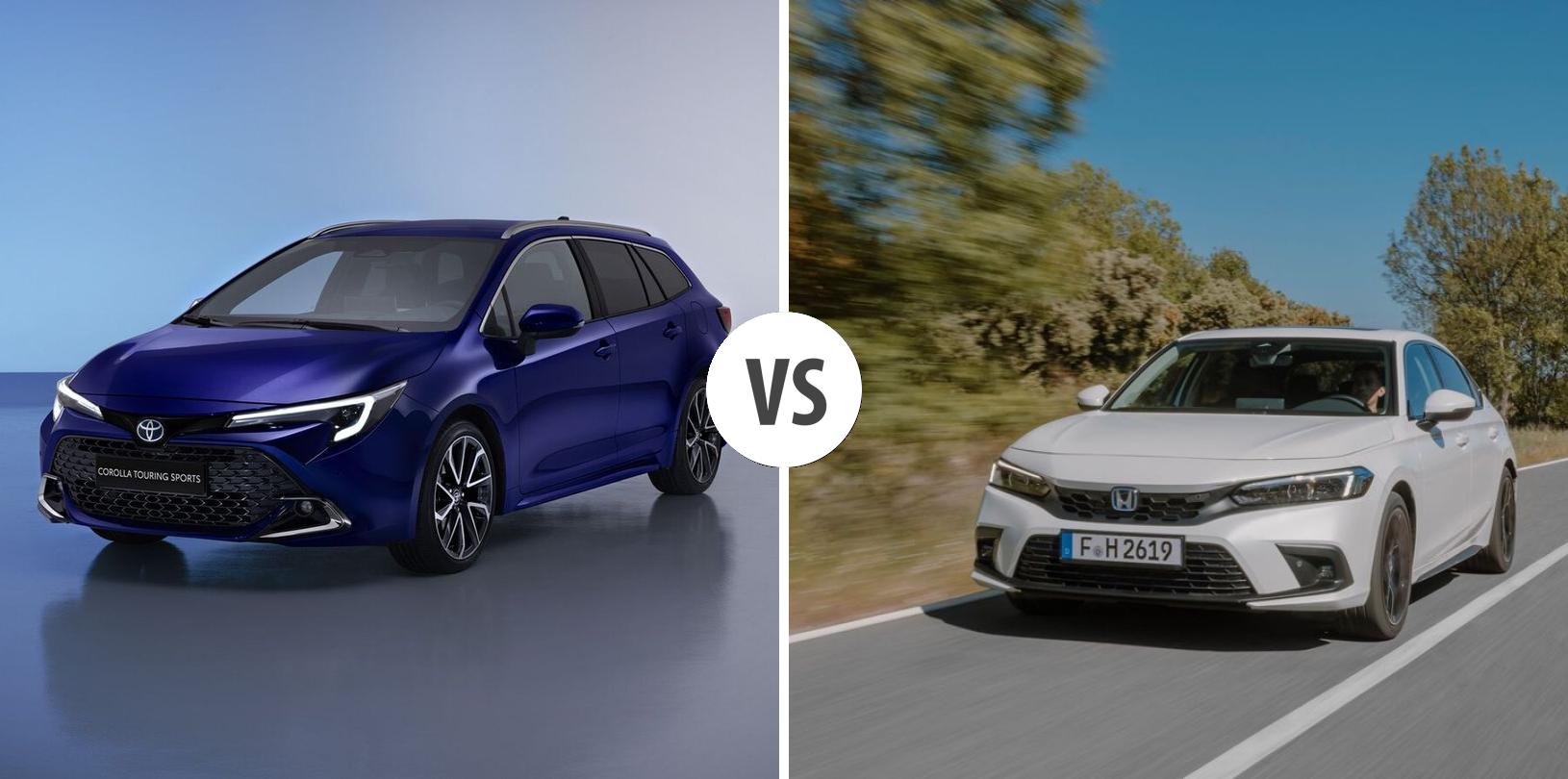 Toyota Corolla Touring Sports VS Honda Civic Autovergleich AUTOGOTT.DE