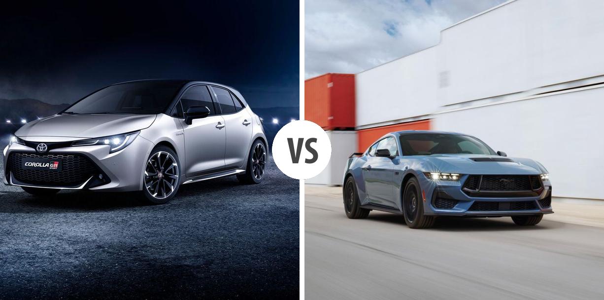 Toyota Corolla VS Ford Mustang Fastback Autovergleich | AUTOGOTT.DE