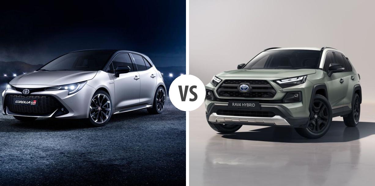 Toyota Corolla VS Toyota RAV4 – Vergleiche Preise, Leistung, Kofferraum ...