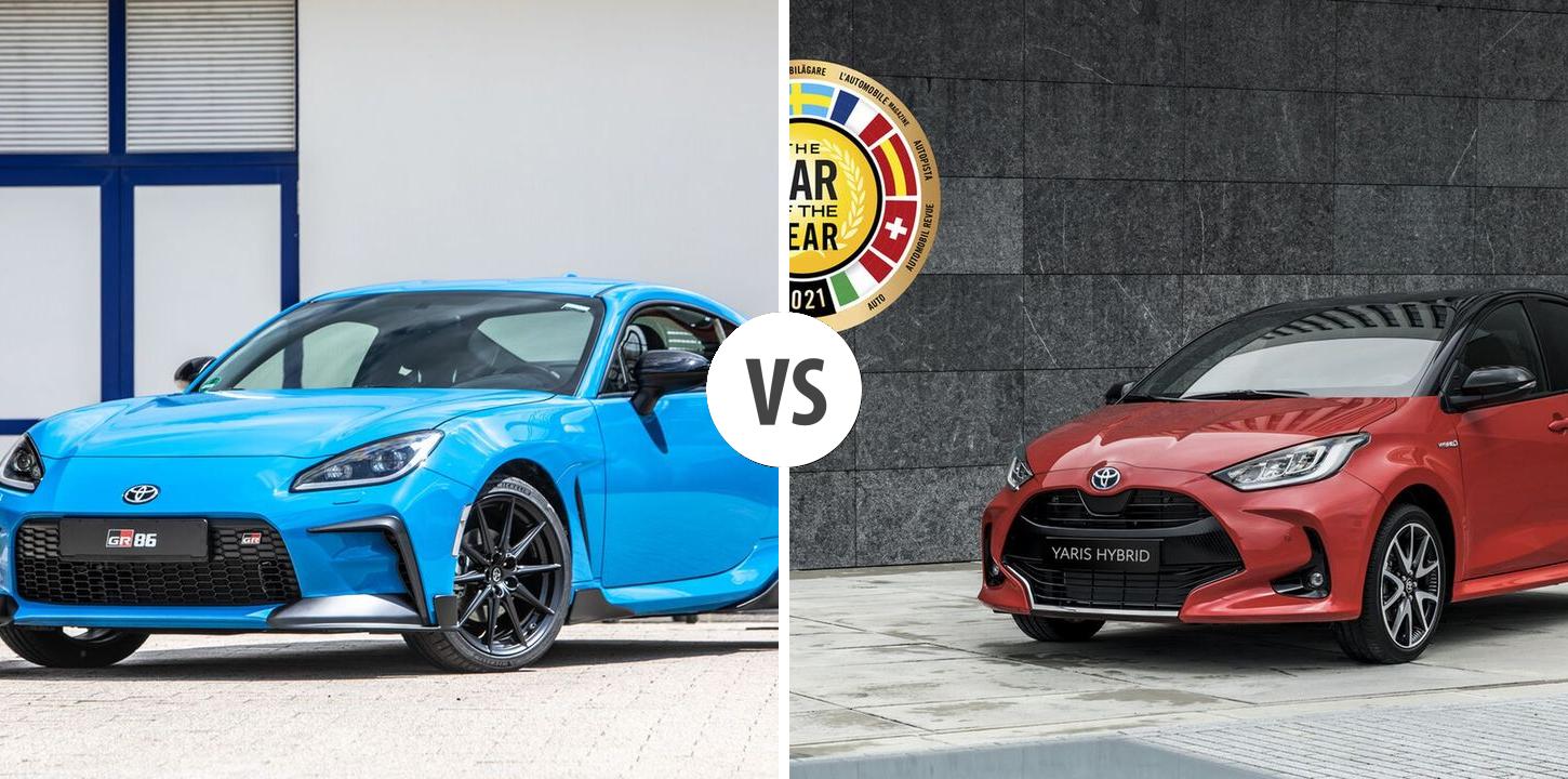 Toyota GR86 VS Toyota Yaris Autovergleich | AUTOGOTT.DE