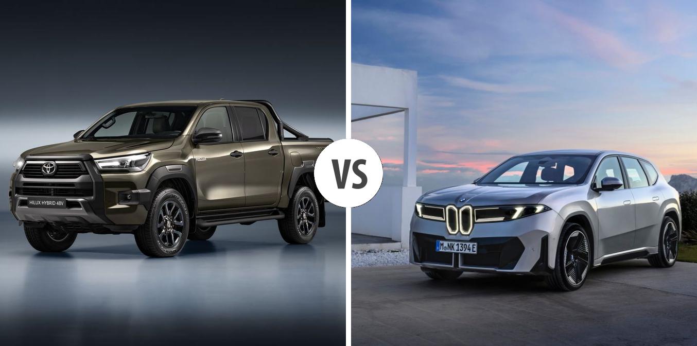 Toyota Hilux VS BMW iX3 – Vergleiche Preise, Leistung, Kofferraum ...