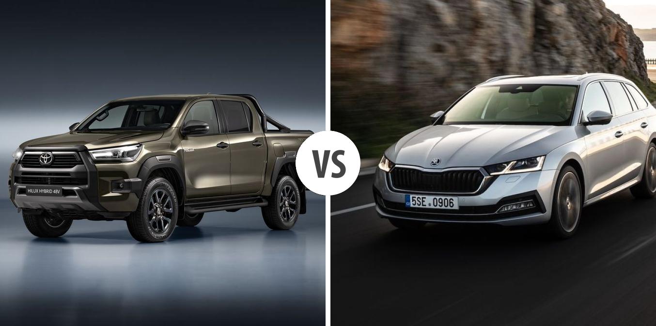 Toyota Hilux VS Skoda Octavia Combi Autovergleich AUTOGOTT.DE