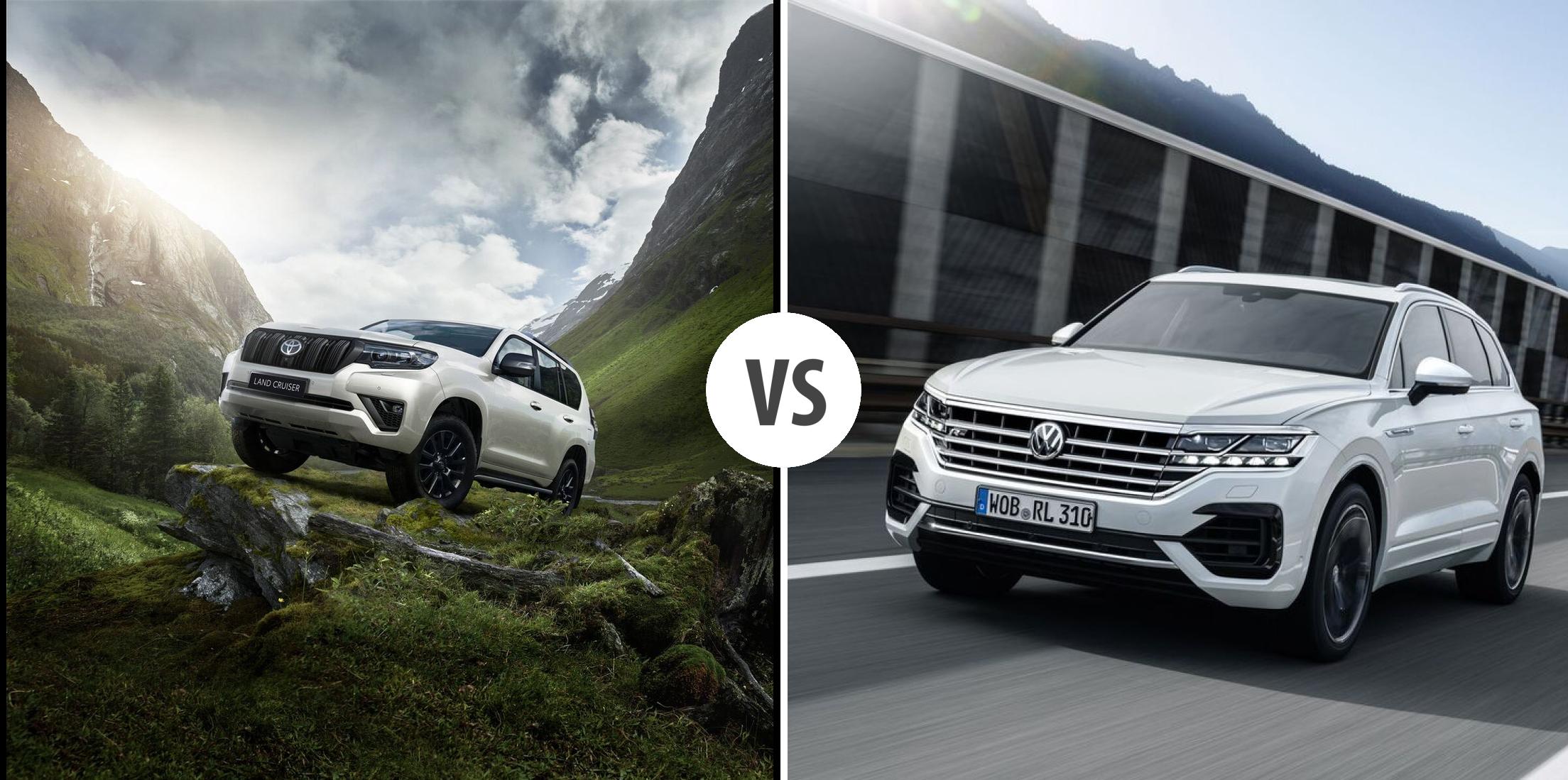 Toyota Land Cruiser VS Volkswagen Touareg Autovergleich | AUTOGOTT.DE