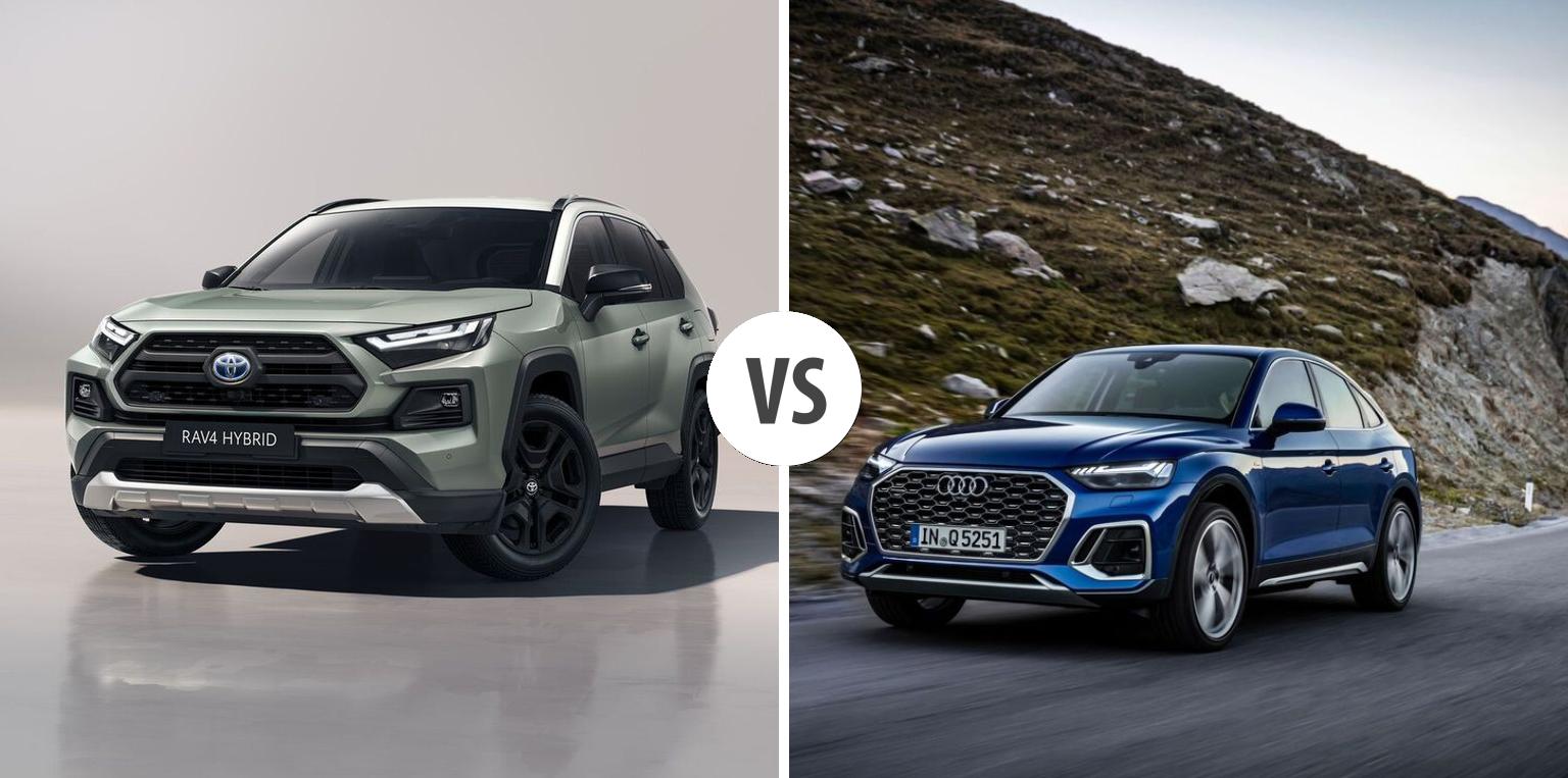Toyota RAV4 VS Audi Q5 Sportback – Vergleiche Preise, Leistung ...
