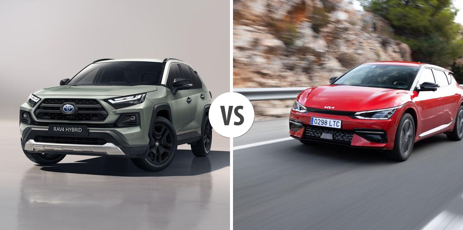 Toyota RAV4 VS KIA EV6 Autovergleich AUTOGOTT.DE