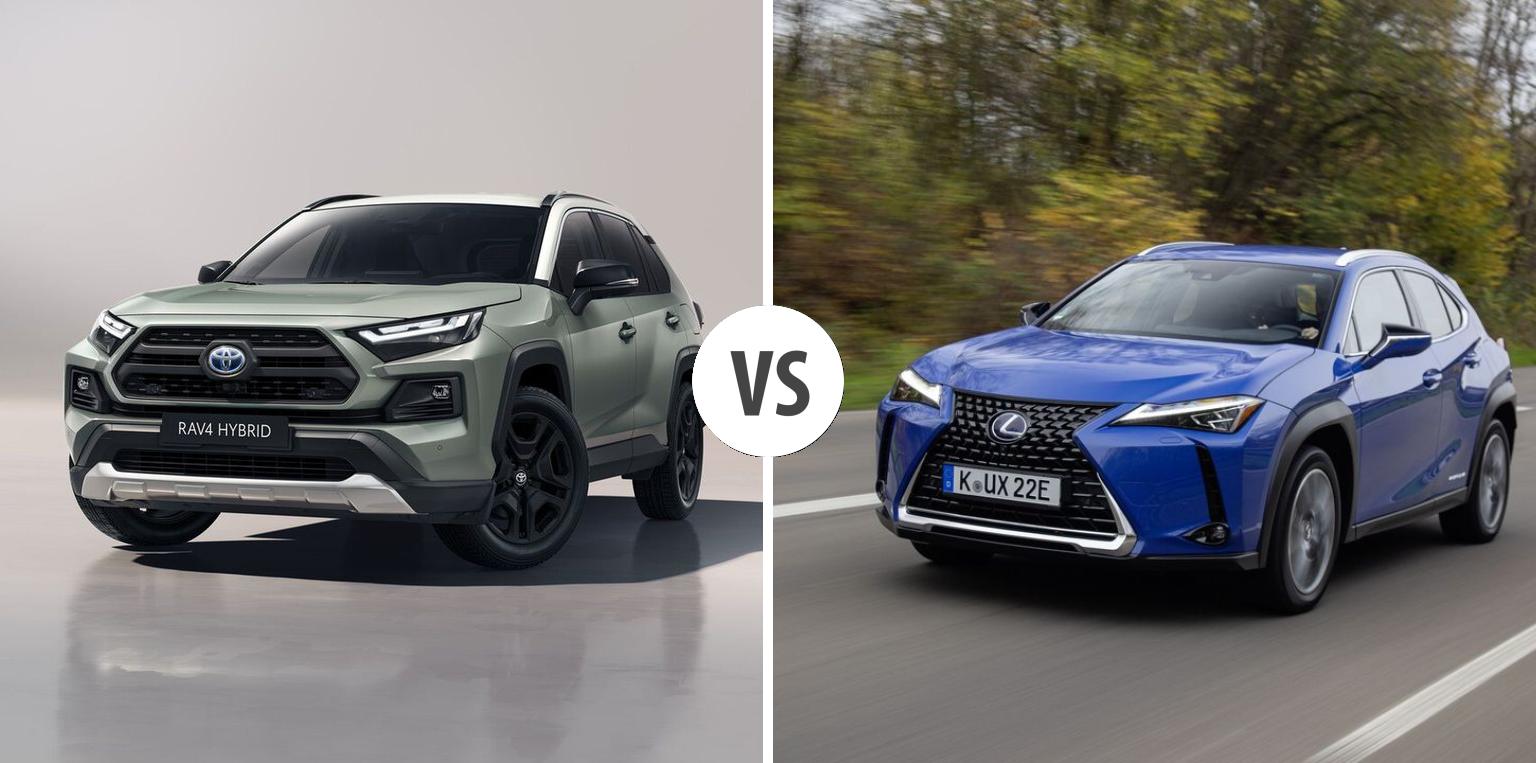Toyota RAV4 VS Lexus UX Elektro Autovergleich AUTOGOTT.DE