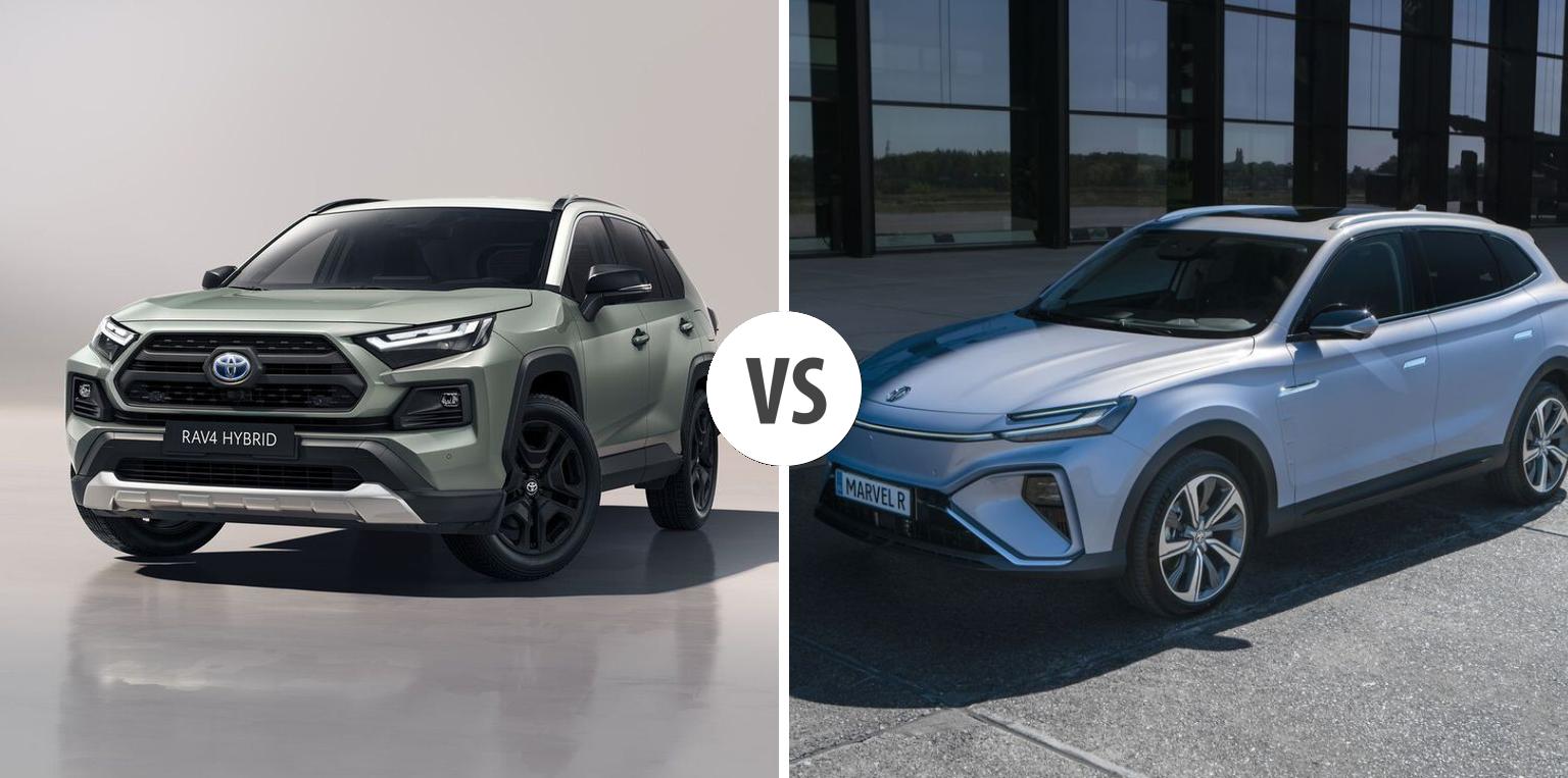 Toyota RAV4 VS MG Marvel R Autovergleich AUTOGOTT.DE