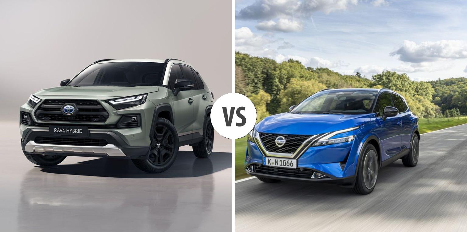 Toyota RAV4 VS Nissan Qashqai Autovergleich AUTOGOTT.DE