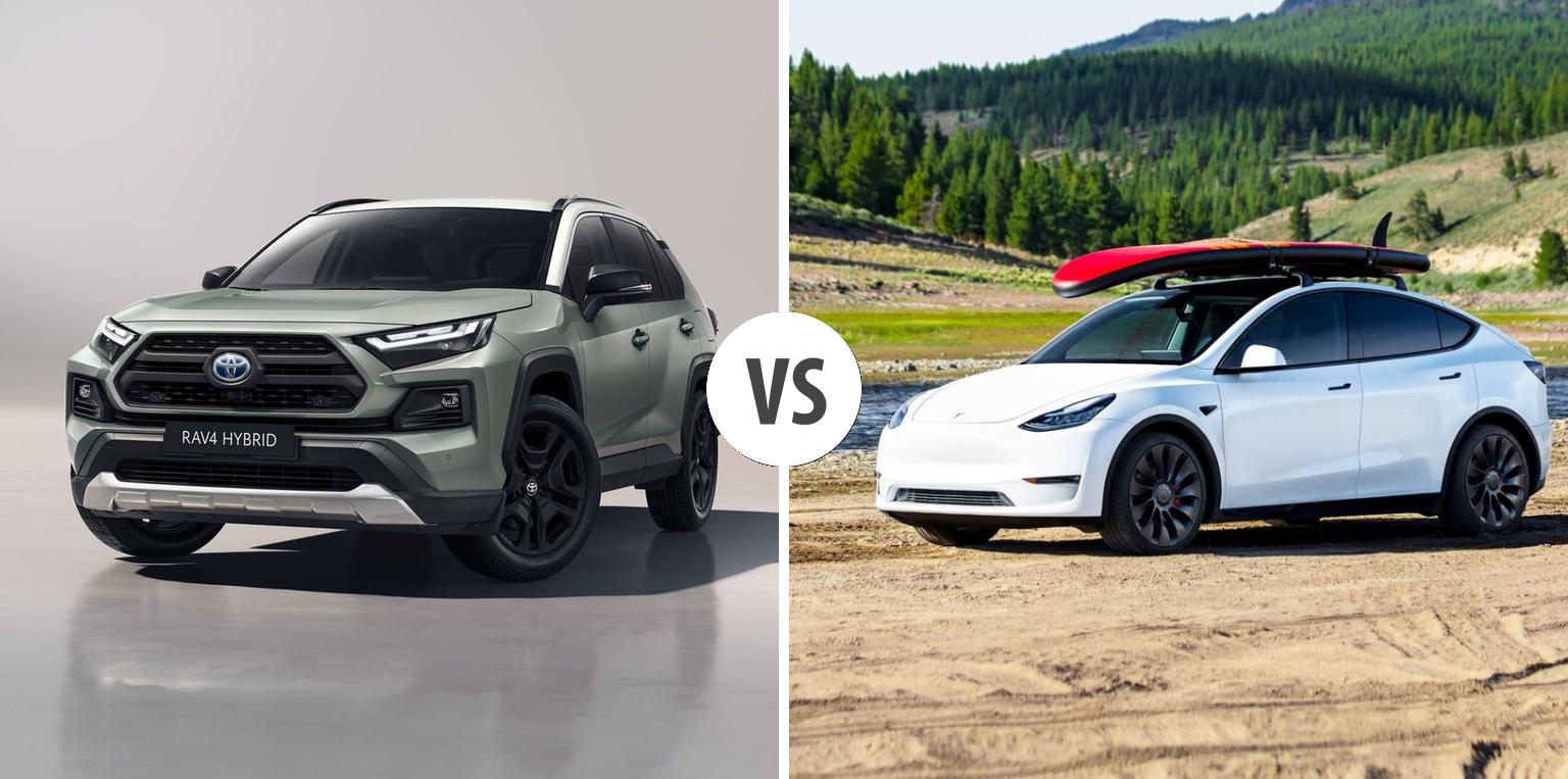 Toyota RAV4 VS TESLA Model Y Autovergleich | AUTOGOTT.DE