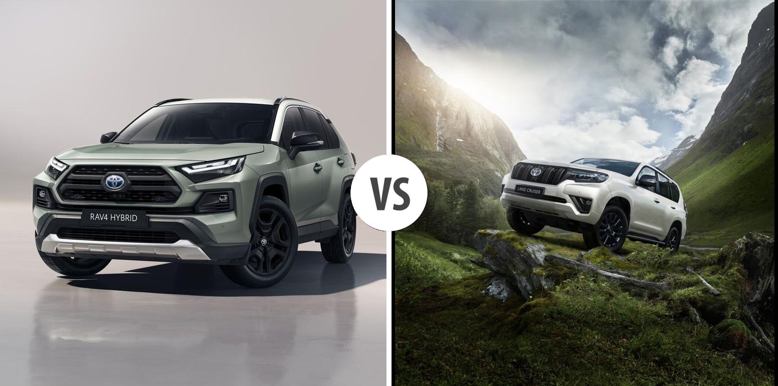 Toyota RAV4 VS Toyota Land Cruiser – Vergleiche Preise, Leistung ...