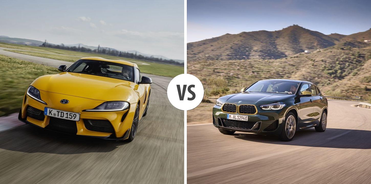 Toyota Supra VS BMW X2 – Vergleiche Preise, Leistung, Kofferraum ...