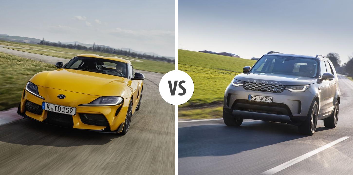 Toyota Supra VS Land Rover Discovery – Vergleiche Preise, Leistung ...