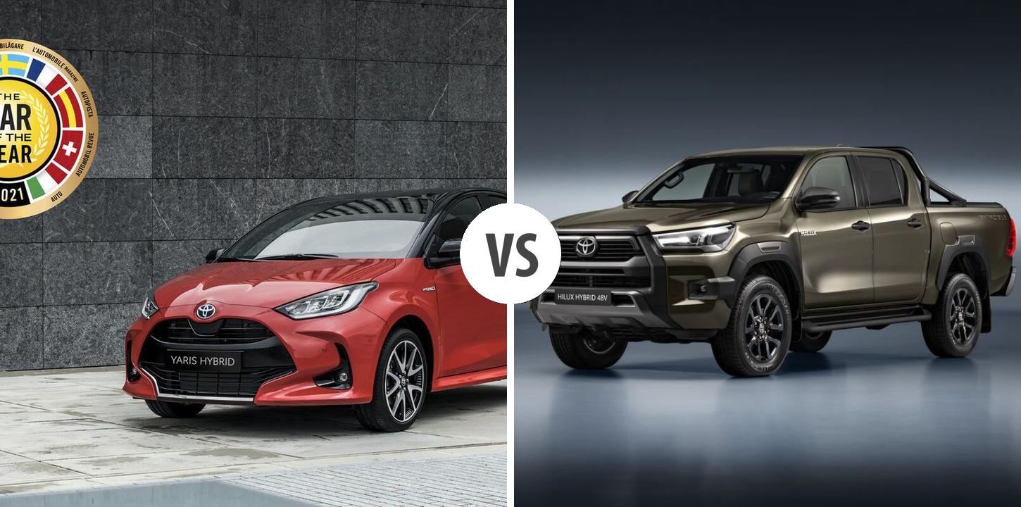 Toyota Yaris VS Toyota Hilux ??? Vergleiche Preise, Leistung, Kofferraum ...