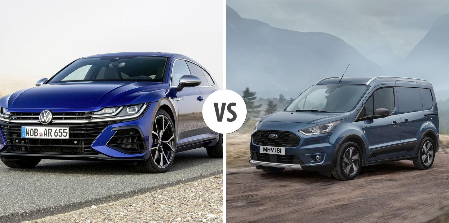 Volkswagen Arteon Shooting Brake VS Ford Transit Connect HochdachKombi