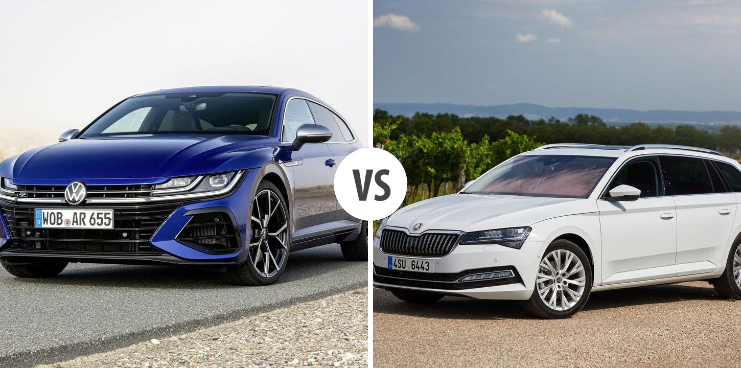 Volkswagen Arteon Shooting Brake VS Skoda Superb Combi Autovergleich