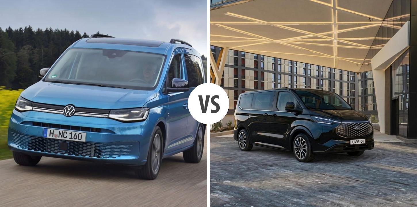 Volkswagen Caddy VS Ford Tourneo Custom Autovergleich AUTOGOTT.DE