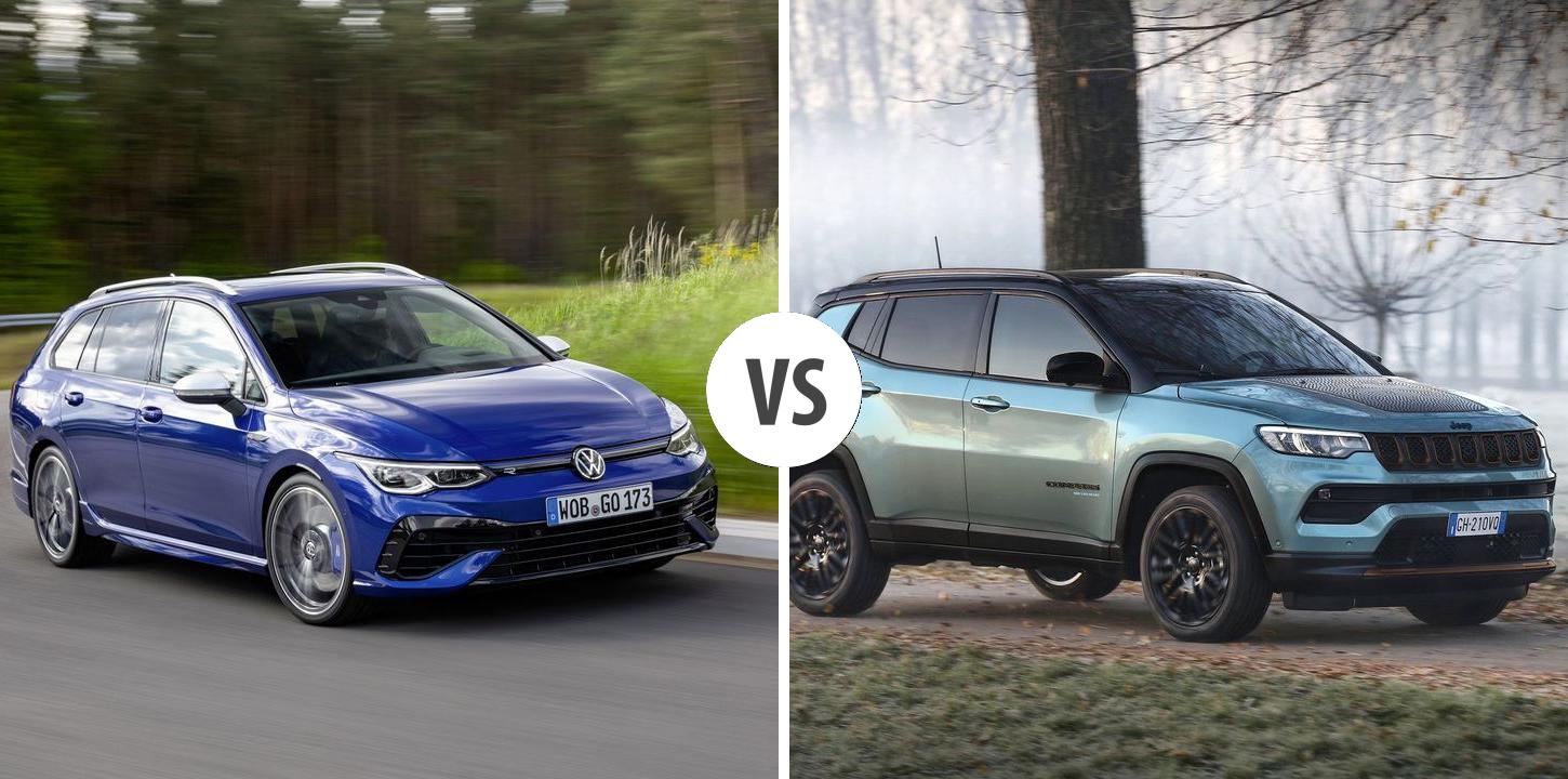 Volkswagen Golf Variant VS Jeep Compass Autovergleich AUTOGOTT.DE