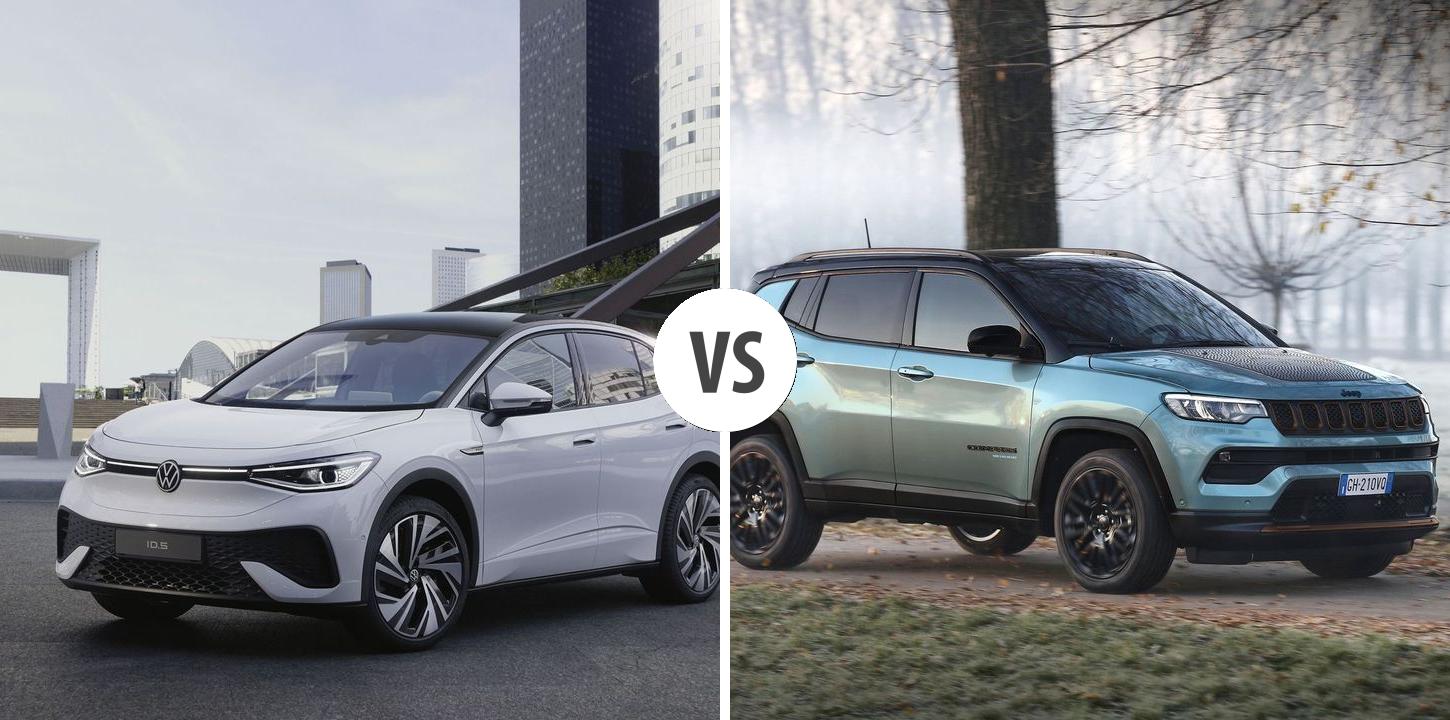 Volkswagen ID.5 VS Jeep Compass Autovergleich AUTOGOTT.DE