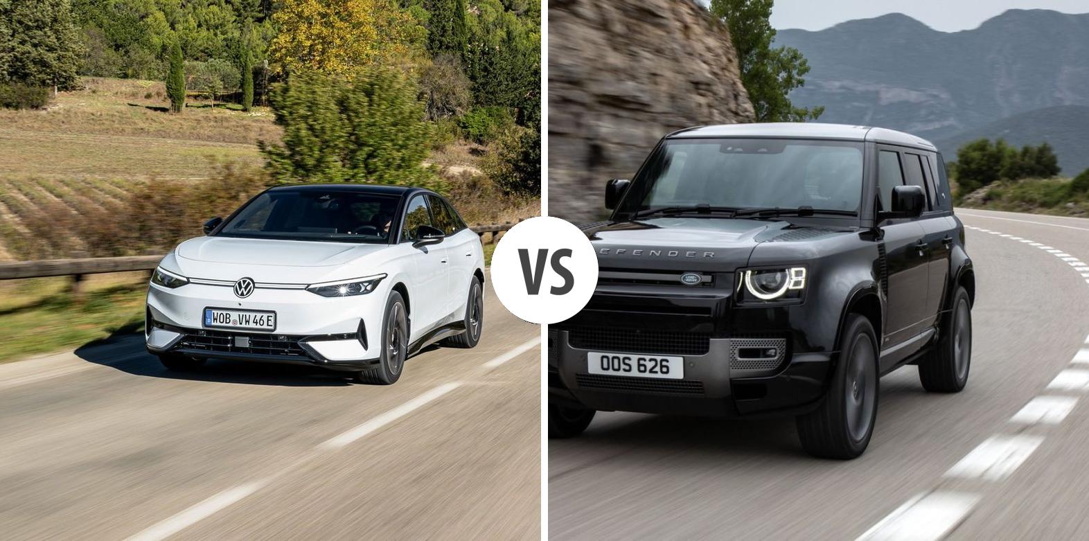 Volkswagen ID.7 VS Land Rover Defender – Vergleiche Preise, Leistung ...