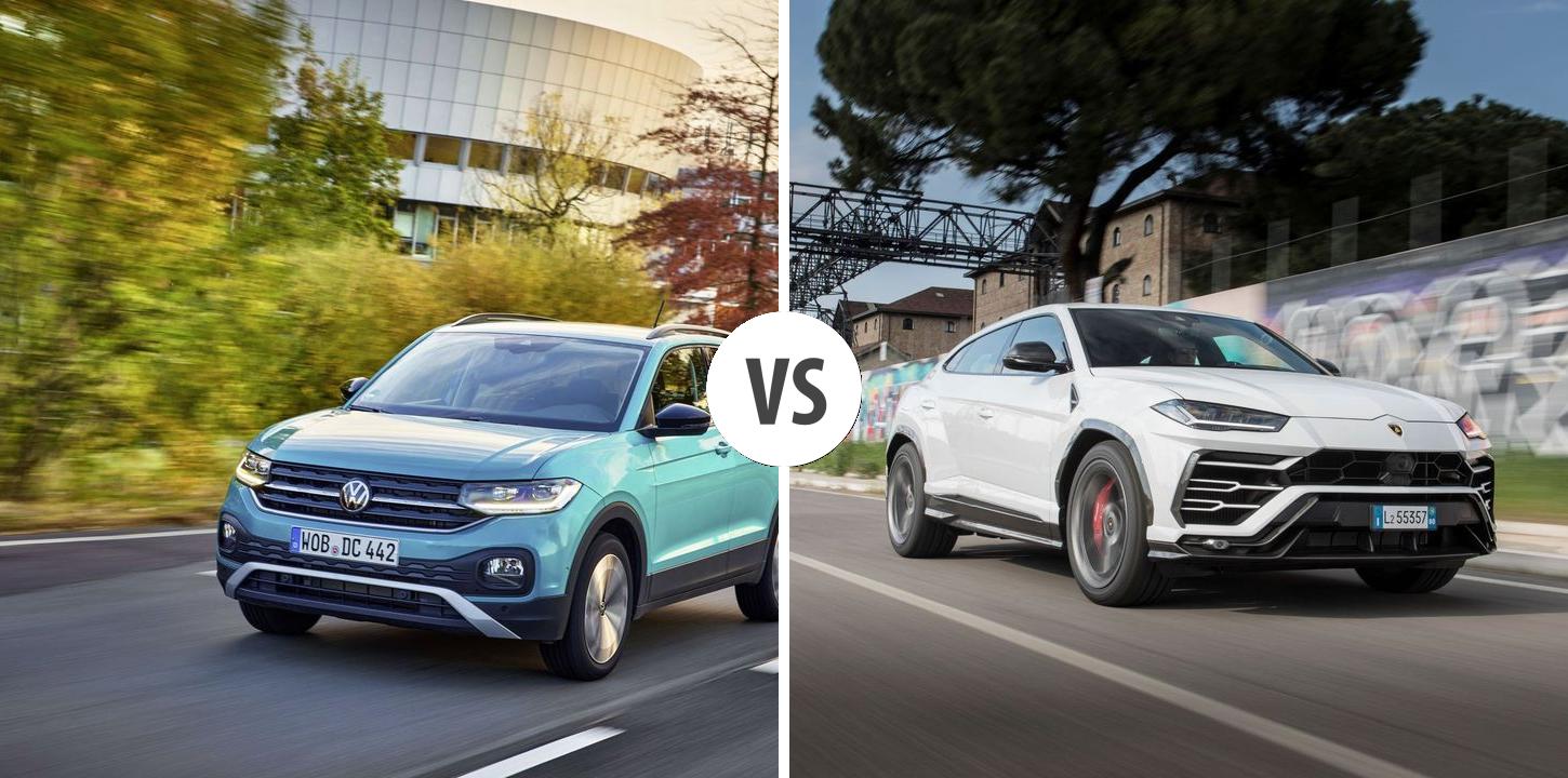 Volkswagen TCross VS Urus Autovergleich AUTOGOTT.DE