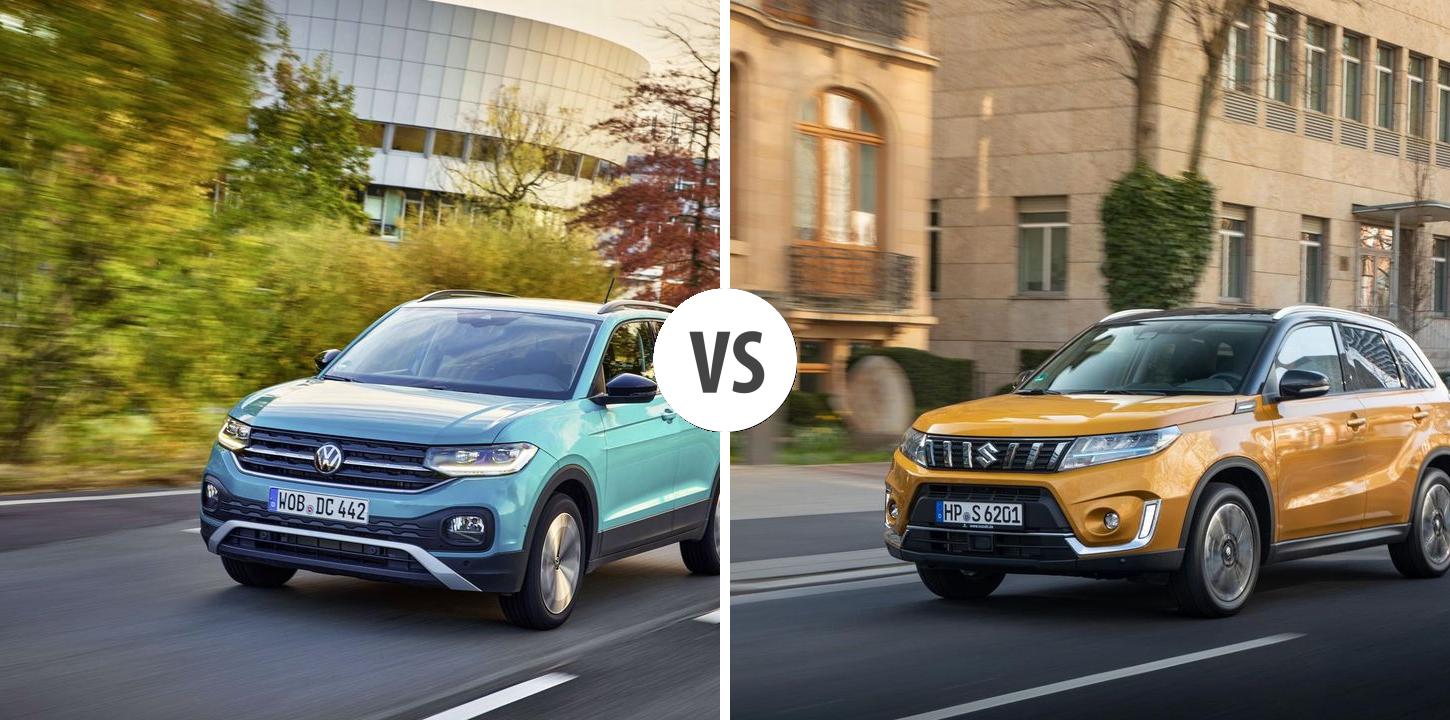 Volkswagen TCross VS Suzuki Vitara Autovergleich AUTOGOTT.DE