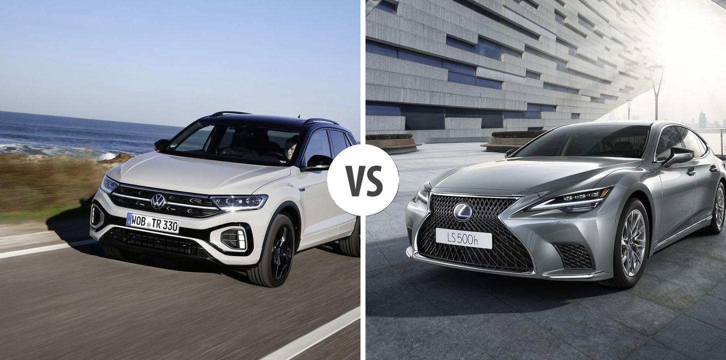 Volkswagen T-Roc VS Lexus LS – Vergleiche Preise, Leistung, Kofferraum ...
