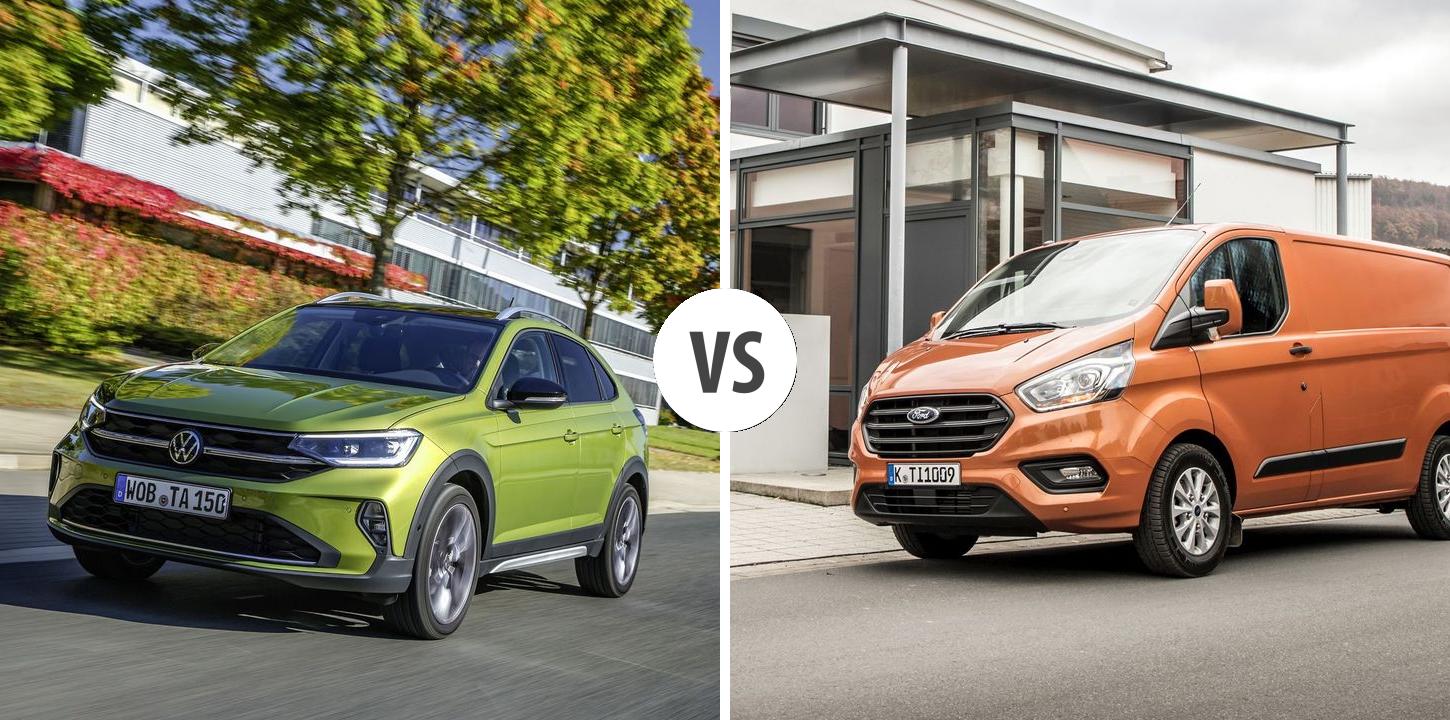 Volkswagen Taigo VS Ford Transit Custom Transporter Autovergleich ...