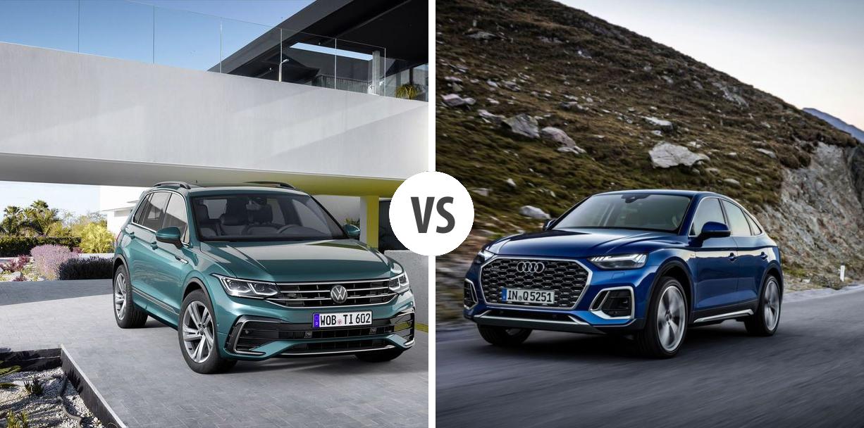 Volkswagen Tiguan VS Audi Q5 Sportback Autovergleich AUTOGOTT.DE