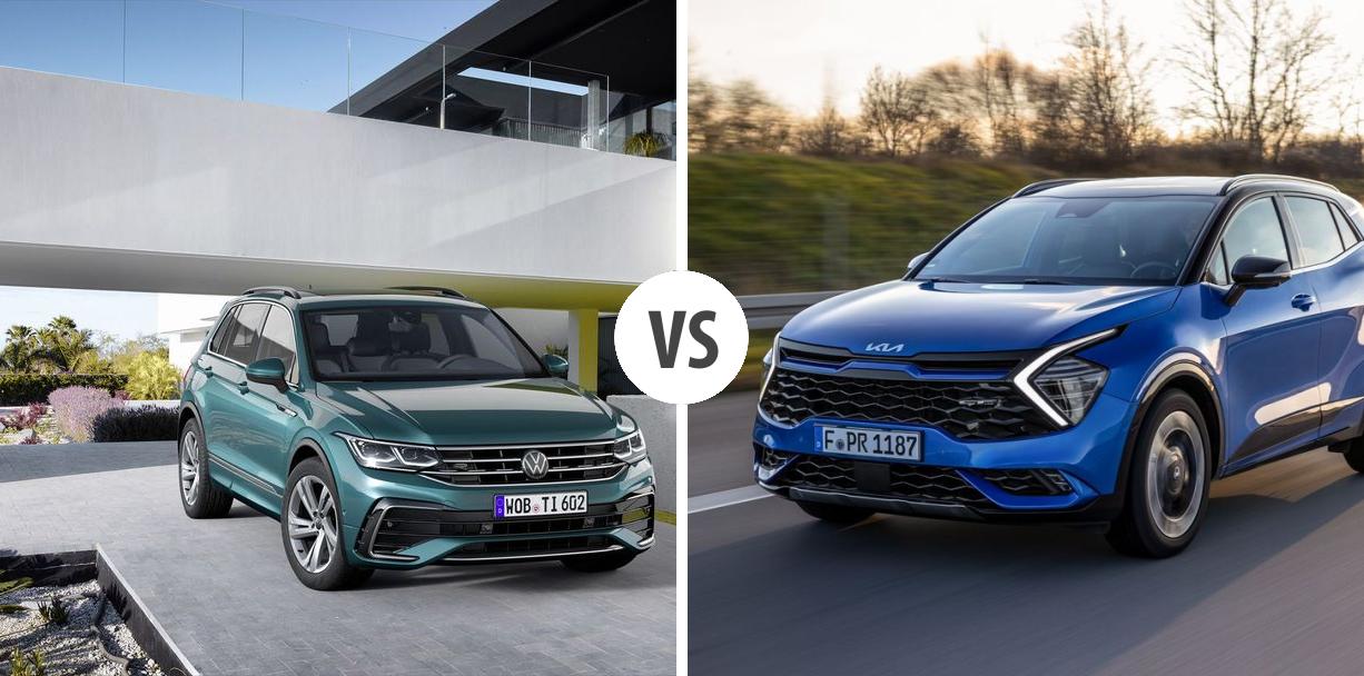 Volkswagen Tiguan VS KIA Sportage Autovergleich | AUTOGOTT.DE
