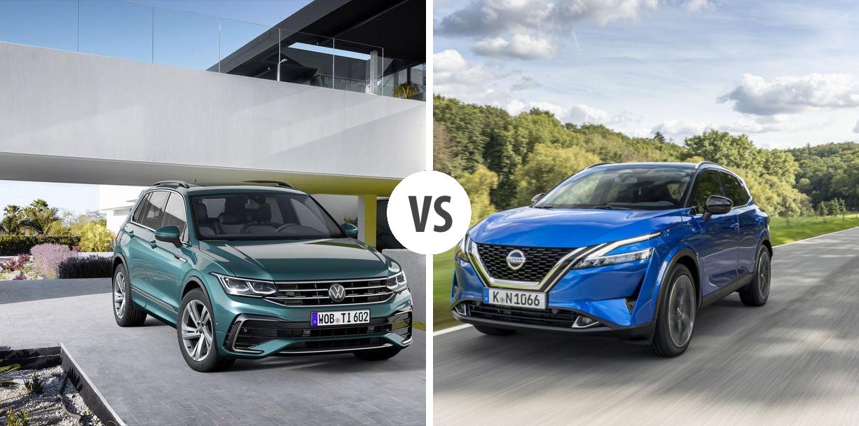 Volkswagen Tiguan VS Nissan Qashqai Autovergleich AUTOGOTT.DE