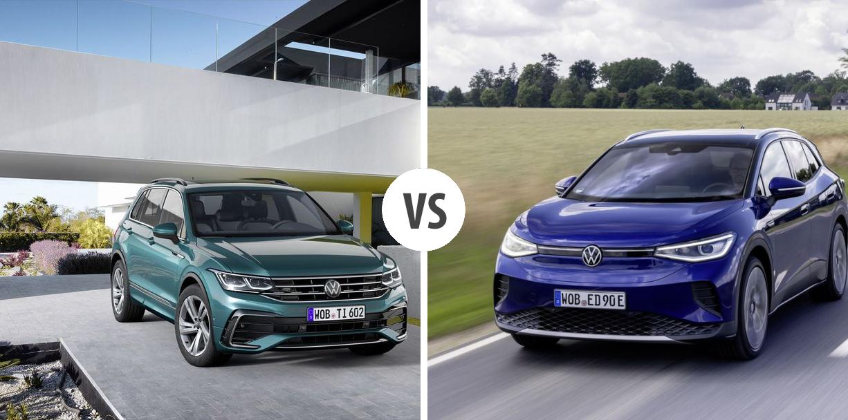 Volkswagen Tiguan VS Volkswagen ID.4 Autovergleich AUTOGOTT.DE