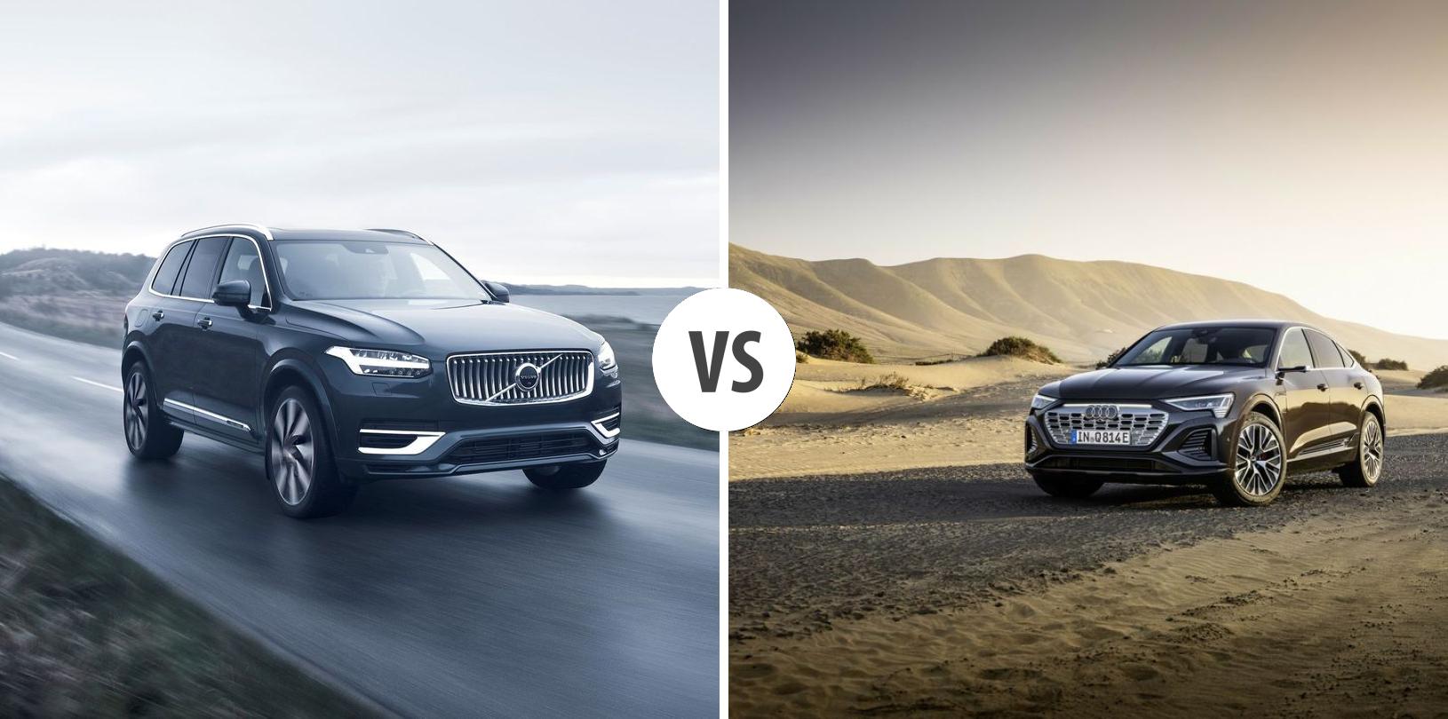 Volvo XC90 VS Audi Q8 etron Sportback Autovergleich AUTOGOTT.DE