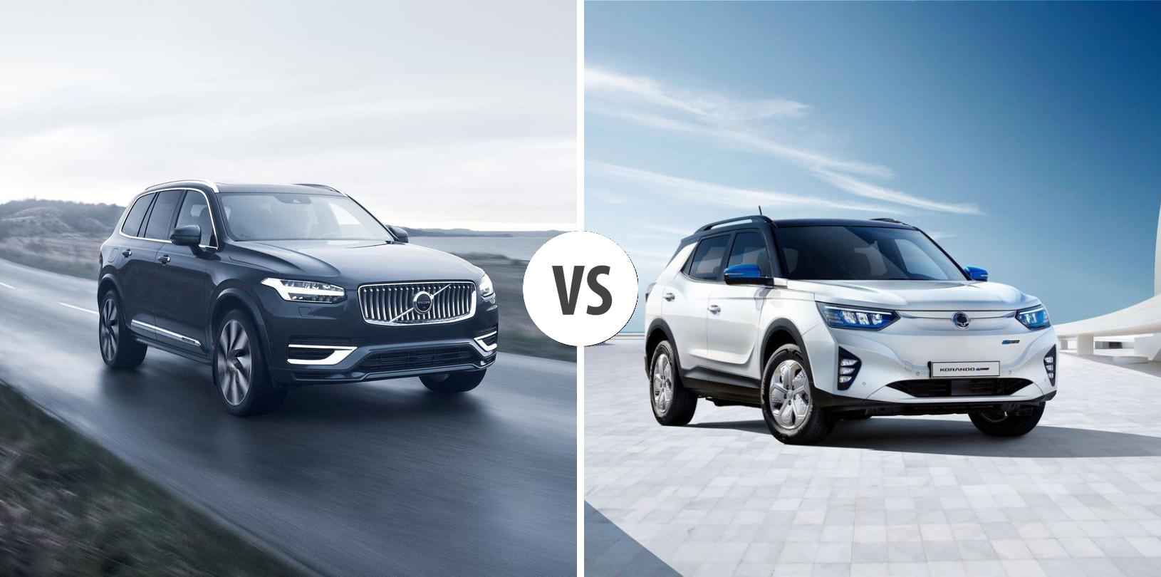 Volvo XC90 VS Ssangyong Korando EMotion Autovergleich AUTOGOTT.DE